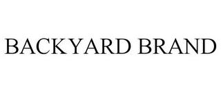 BACKYARD BRAND trademark