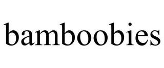 BAMBOOBIES trademark