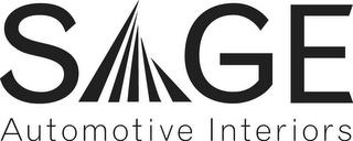 SAGE AUTOMOTIVE INTERIORS trademark