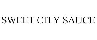 SWEET CITY SAUCE trademark