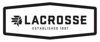 LACROSSE ESTABLISHED 1897 trademark