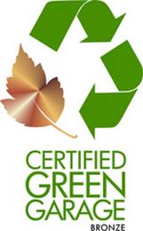 CERTIFIED GREEN GARAGE BRONZE trademark