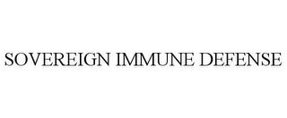 SOVEREIGN IMMUNE DEFENSE trademark