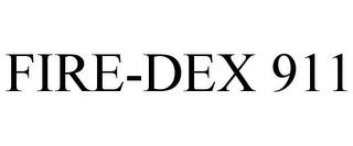 FIRE-DEX 911 trademark