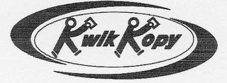 KWIK KOPY trademark