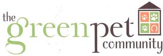 THE GREEN PET COMMUNITY trademark