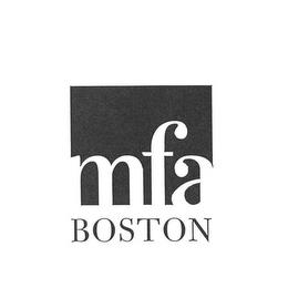 MFA BOSTON trademark