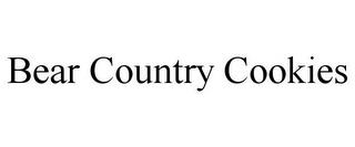 BEAR COUNTRY COOKIES trademark