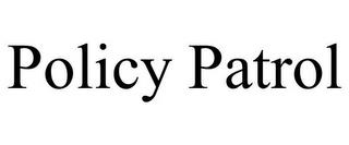 POLICY PATROL trademark