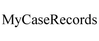 MYCASERECORDS trademark