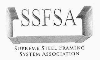 SSFSA SUPREME STEEL FRAMING SYSTEM ASSOCIATION trademark