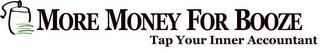 MORE MONEY FOR BOOZE TAP YOUR INNER ACCOUNTANT trademark