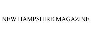 NEW HAMPSHIRE MAGAZINE trademark