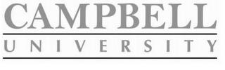 CAMPBELL UNIVERSITY trademark