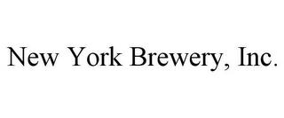 NEW YORK BREWERY, INC. trademark