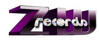 ZW RECORDS trademark