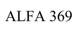 ALFA 369 trademark