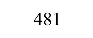 481 trademark