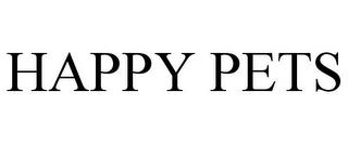 HAPPY PETS trademark