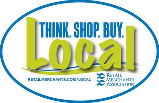 THINK. SHOP. BUY. LOCAL RETAILMERCHANTS.COM/LOCAL RETAIL MERCHANTS ASSOCIATION trademark