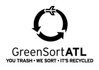 GREENSORTATL YOU TRASH WE SORT IT'S RECYCLED trademark