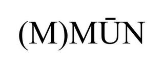 (M)MUN trademark