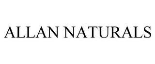 ALLAN NATURALS trademark