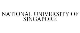 NATIONAL UNIVERSITY OF SINGAPORE trademark