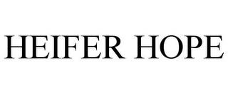 HEIFER HOPE trademark