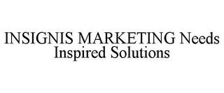 INSIGNIS MARKETING NEEDS INSPIRED SOLUTIONS trademark