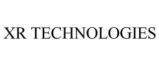 XR TECHNOLOGIES trademark