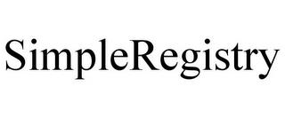 SIMPLEREGISTRY trademark