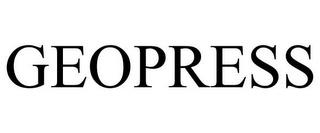 GEOPRESS trademark