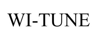 WI-TUNE trademark