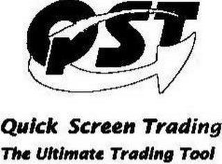 QST QUICK SCREEN TRADING THE ULTIMATE TRADING TOOL trademark