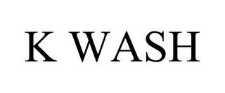 K WASH trademark