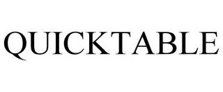 QUICKTABLE trademark