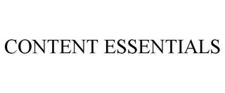 CONTENT ESSENTIALS trademark