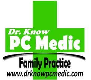 DR. KNOW PC MEDIC, FAMILY PRACTICE, WWW.DRKNOWPCMEDIC.COM trademark