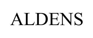 ALDENS trademark