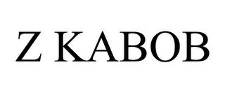 Z KABOB trademark