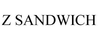 Z SANDWICH trademark