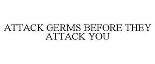 ATTACK GERMS BEFORE THEY ATTACK YOU trademark