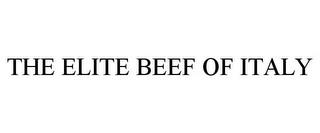 THE ELITE BEEF OF ITALY trademark