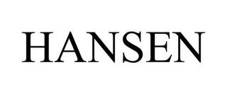 HANSEN trademark