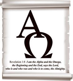 REVELATION 1:8 I AM THE ALPHA AND THE OMEGA, THE BEGINNING AND THE END, SAYS THE LORD, WHO IS AND WHO WAS AND WHO IS TO COME, THE ALMIGHTY. trademark