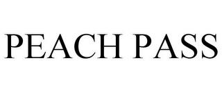 PEACH PASS trademark