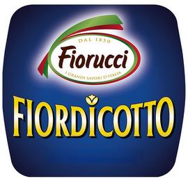 FIORUCCI FIORDICOTTO DAL 1850 I GRANDI SAPORI D'ITALIA trademark