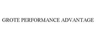 GROTE PERFORMANCE ADVANTAGE trademark