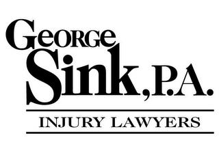 GEORGE SINK, P.A. INJURY LAWYERS trademark